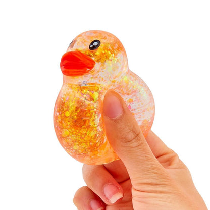 Sensory Toy Box Squishy Glitter Ducks Stress Relief Fidget Toy