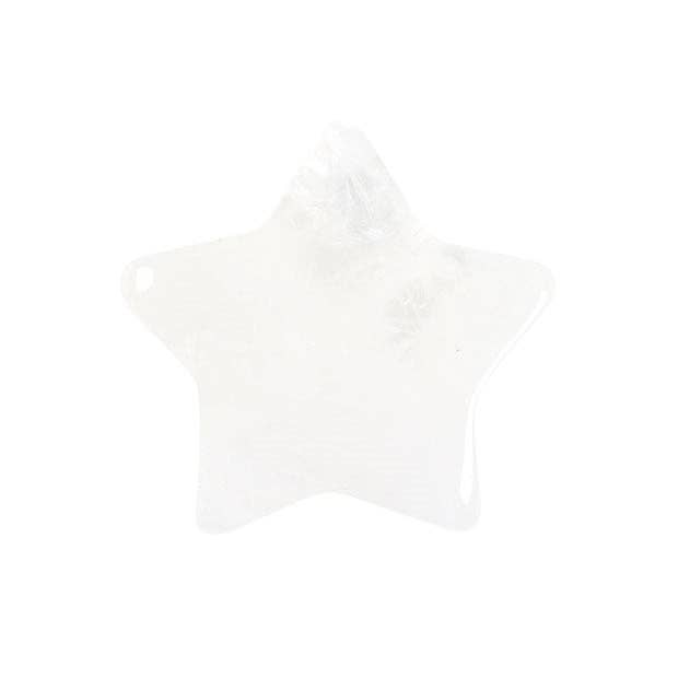 Clear Quartz Crystal Star in a Bag