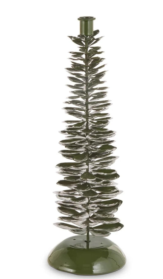 High Shine Pinecone Candle Holder