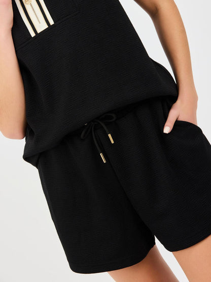 Porter Pop-Collar Shorts Set