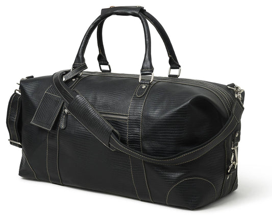 Genuine Leather Travel Duffel Bag Oversized Weekend Luggage