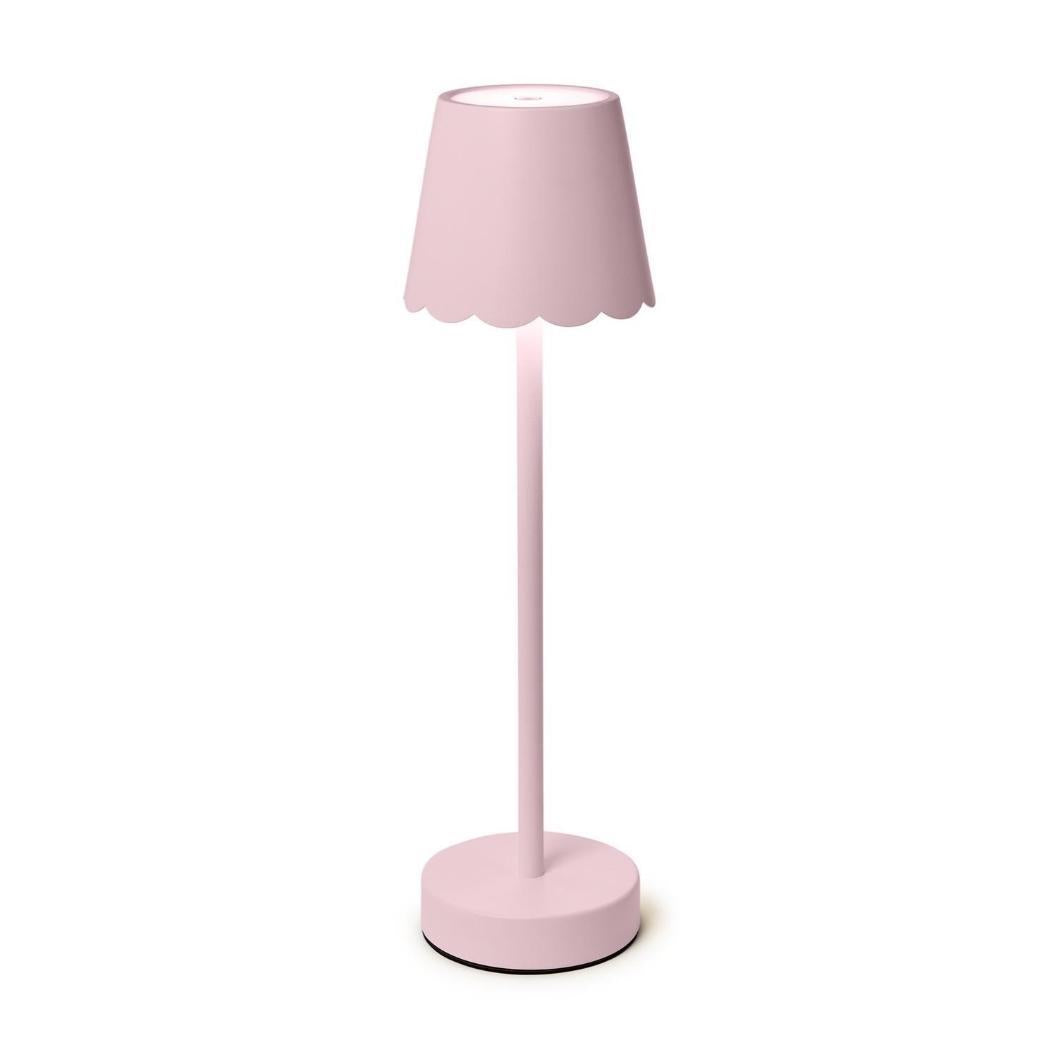 LED Cordless Scalloped Edge Lamp