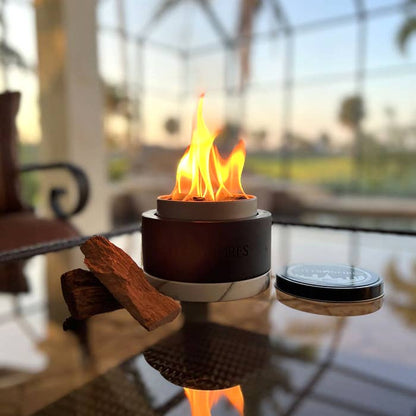 City Bonfires Petite Concrete Tabletop Fire Bowl