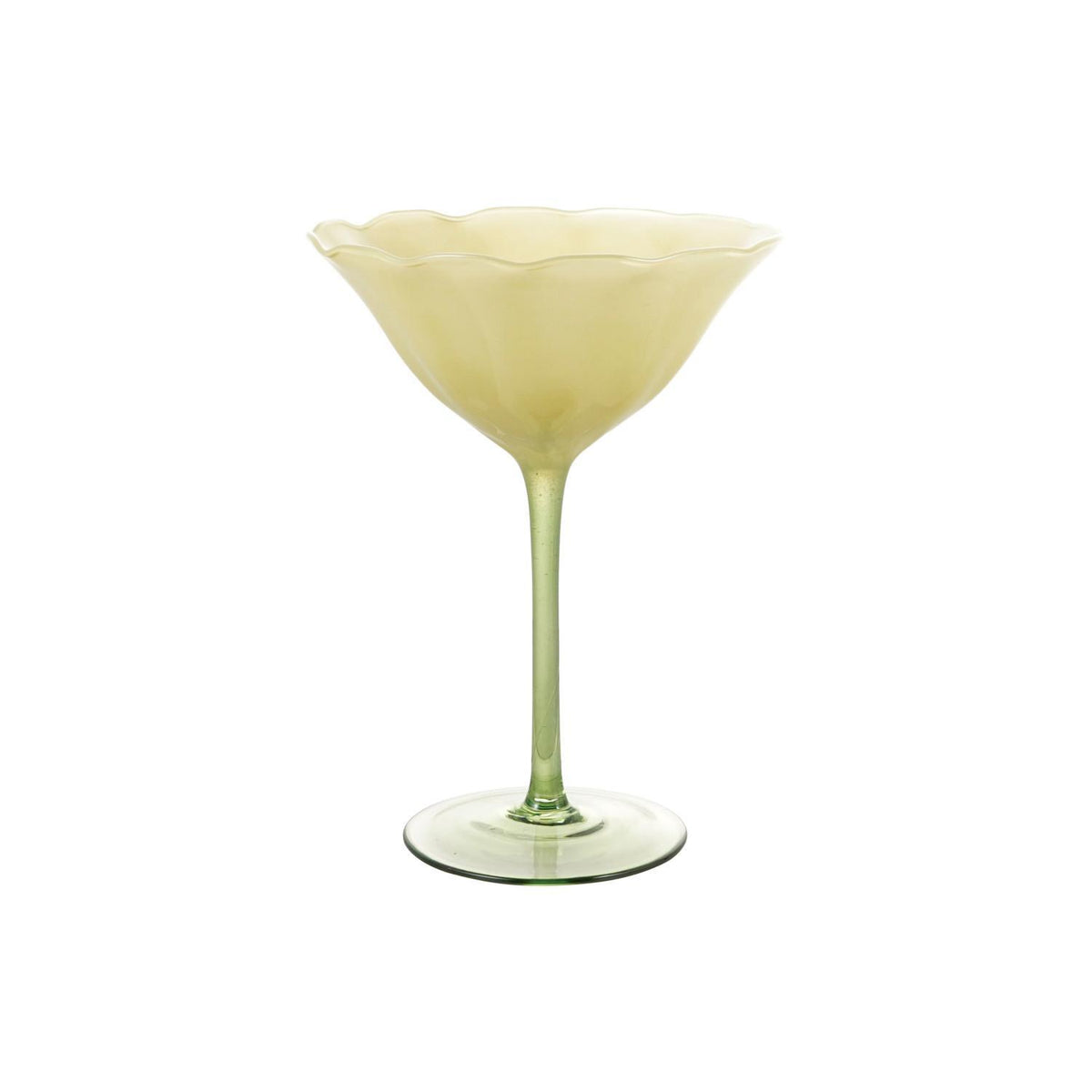 Flower Stemmed Coupe