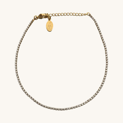 Gold Micro Tennis Bracelet- Waterproof