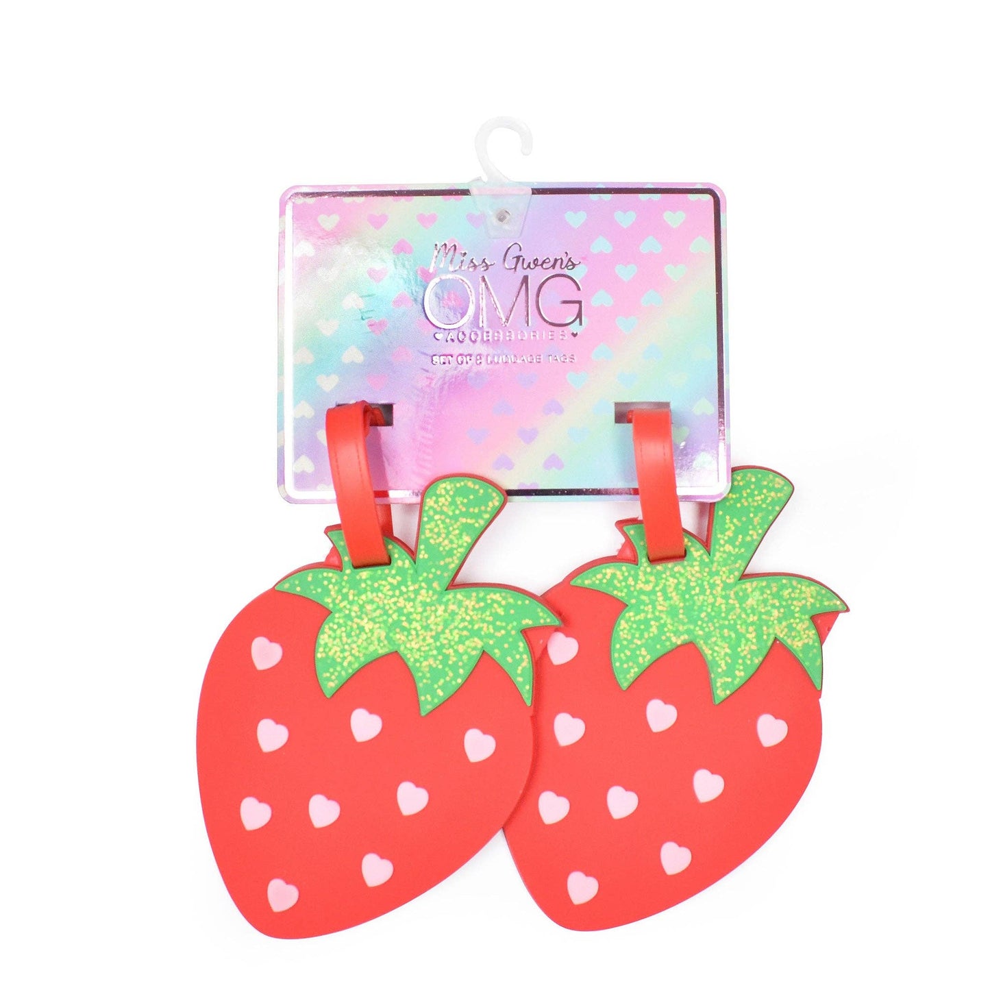 Strawberry Luggage Tag 2 Piece Set