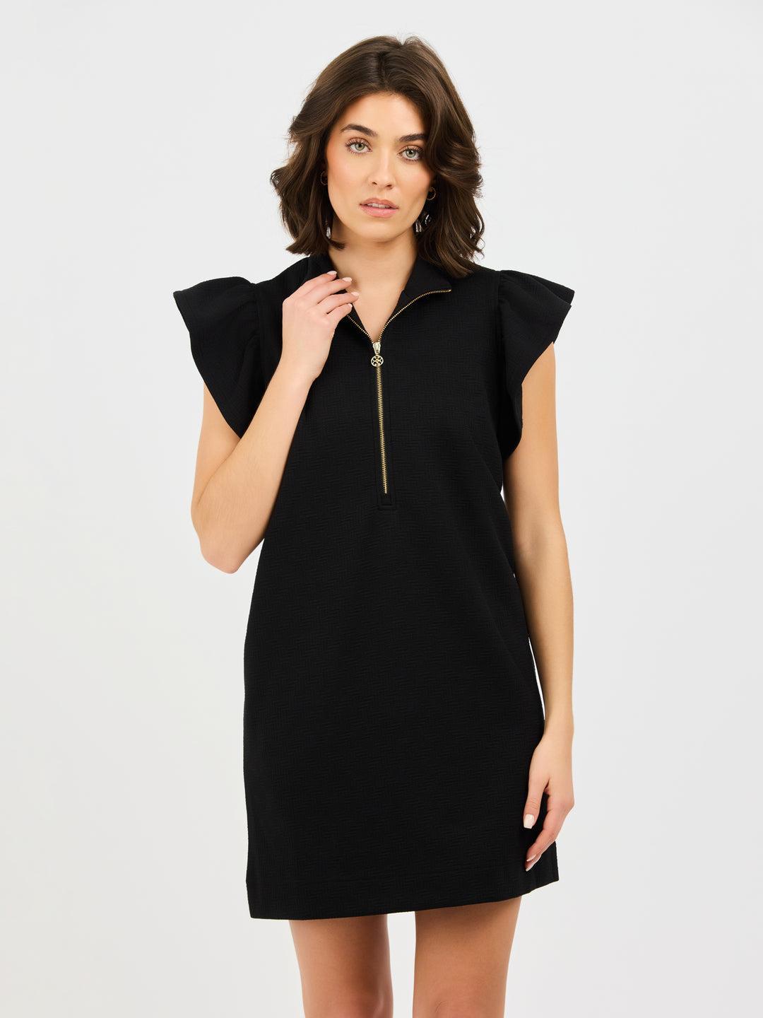 Paige Pop-Collar Mini Dress