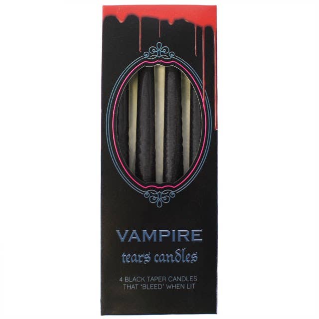 Set of 4 Gothic Vampire Tears Candles