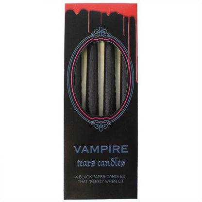 Set of 4 Gothic Vampire Tears Candles