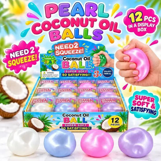 Pearl Coconut Oil Ball Squishy