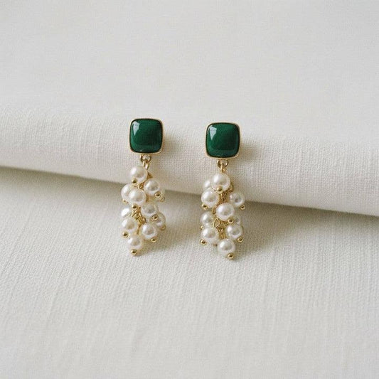 Pearl Tassel Earrings