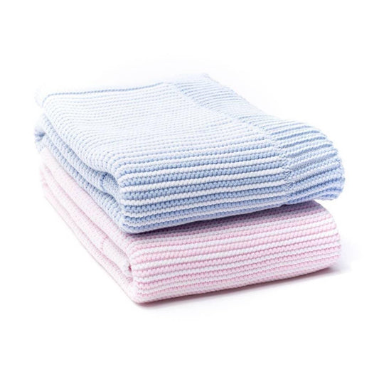 Stripes Knit Baby Blanket
