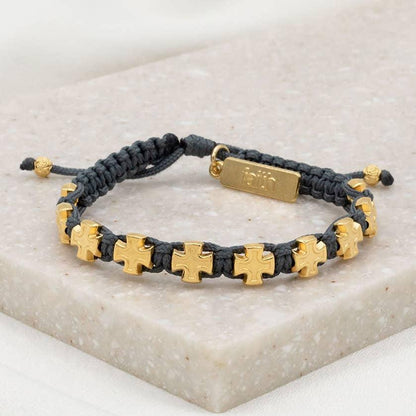 Faith Blessing Bracelet with Cross Medals