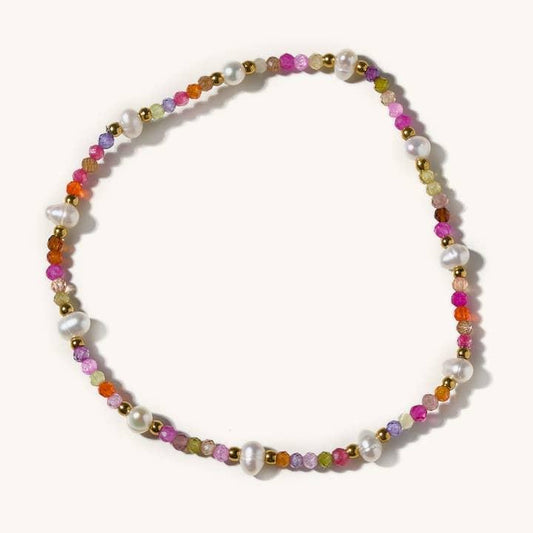Penelope Pink Pearl Bracelet