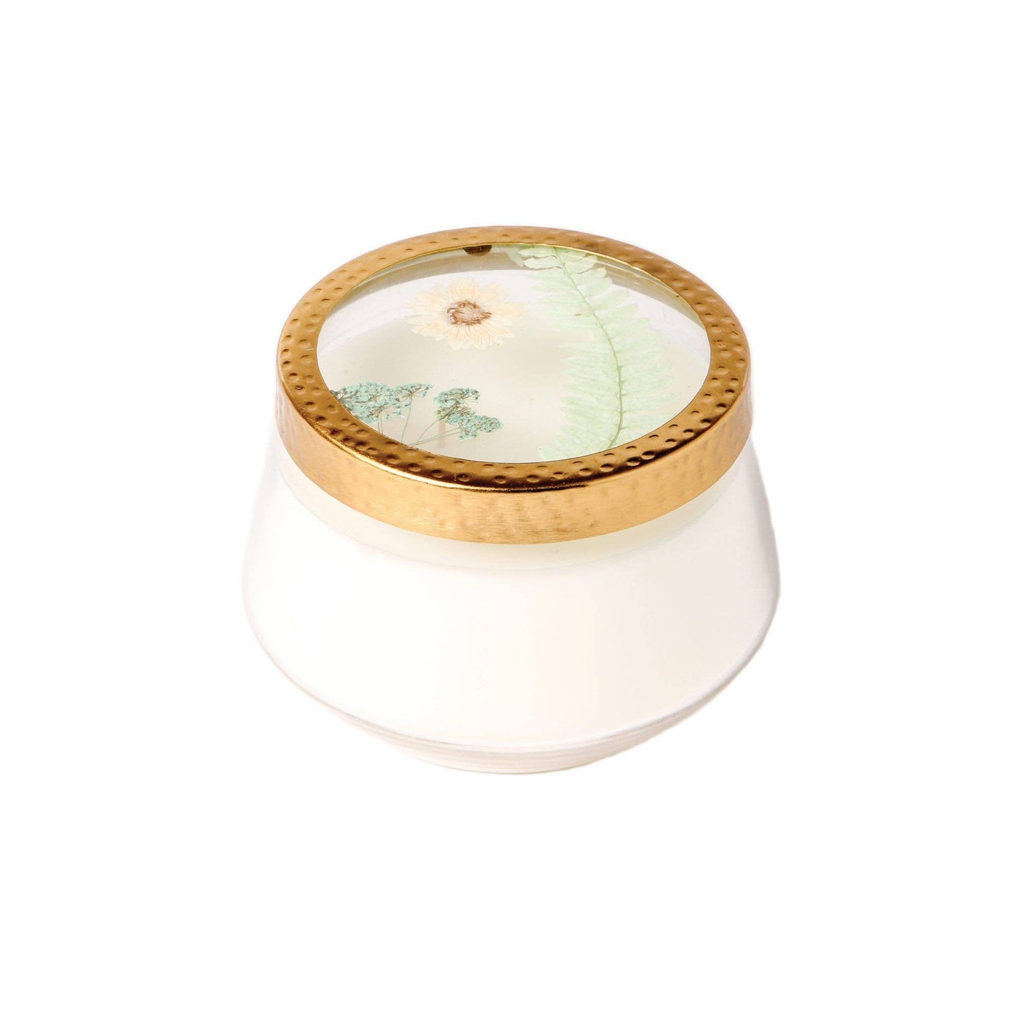Beach Daisy Signature Pressed Flower Candle