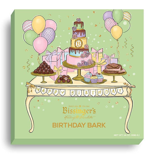 Happy Birthday Bark Chocolate Box - 14 OZ