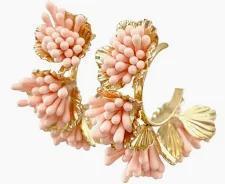 Maxine Floral Hoop Earring