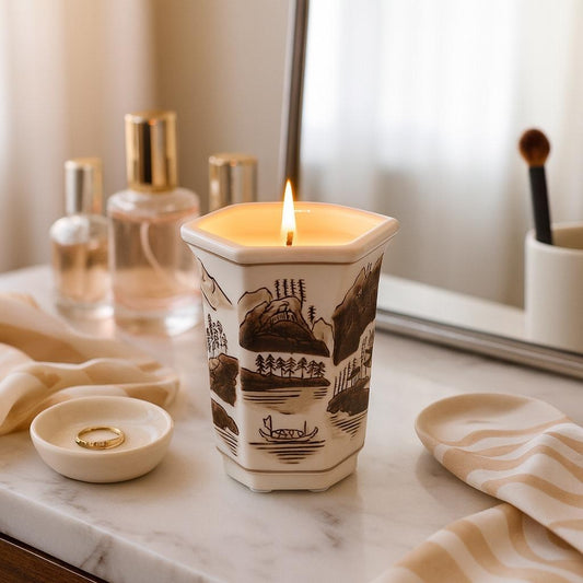 Sage & Eucalyptus Scented Soy Wax 6oz. Candle