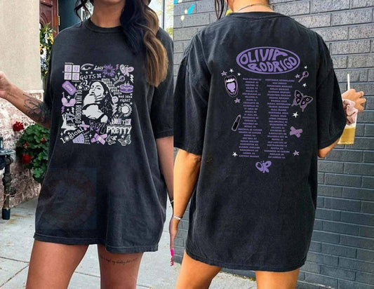 Olivia Rodrigo Guts Album Shirt, Guts World Tour 2024 Shirt