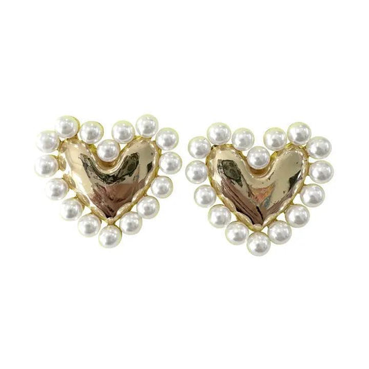 Hathaway Heart Earrings