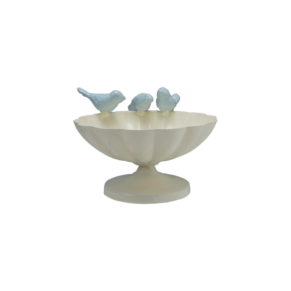 Scalloped Bowl w/ Birds