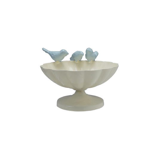 Scalloped Bowl w/ Birds