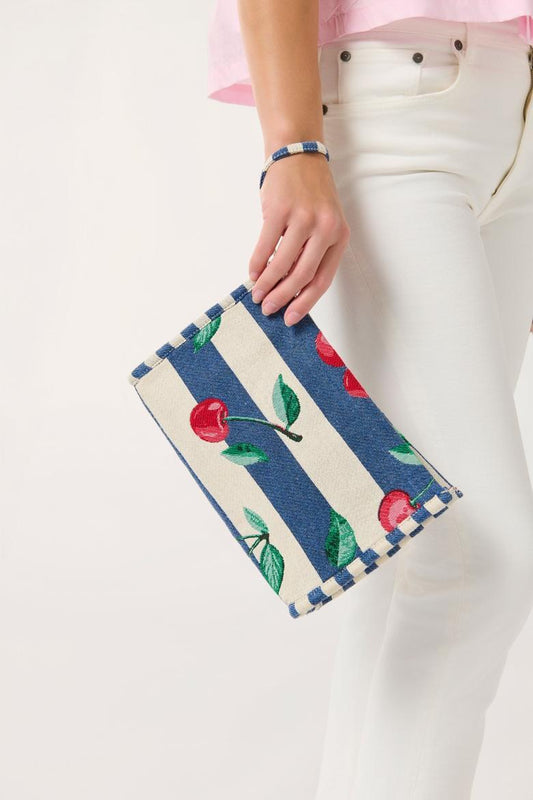STRIPE JACQUARD WRISTLET