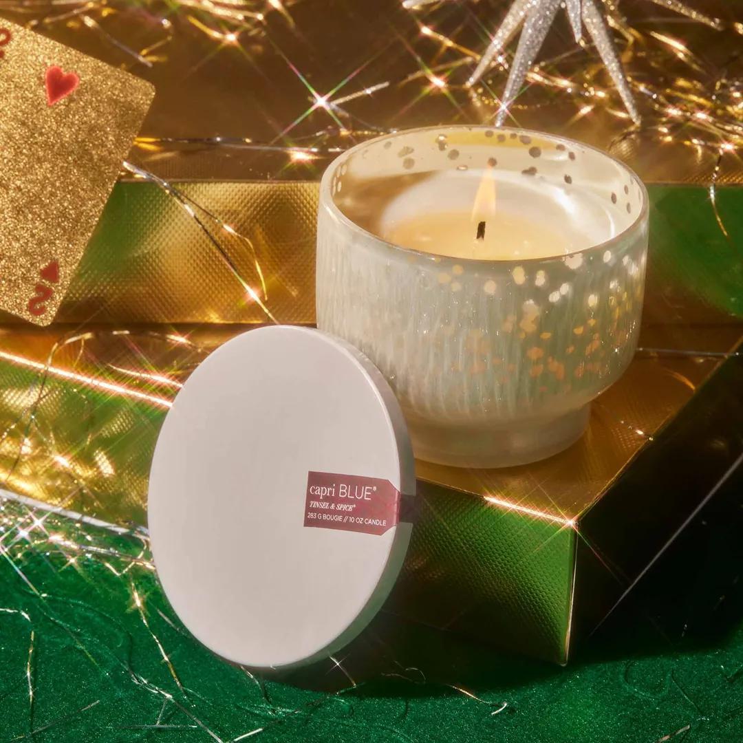 Holiday Mercury Inverted Candle