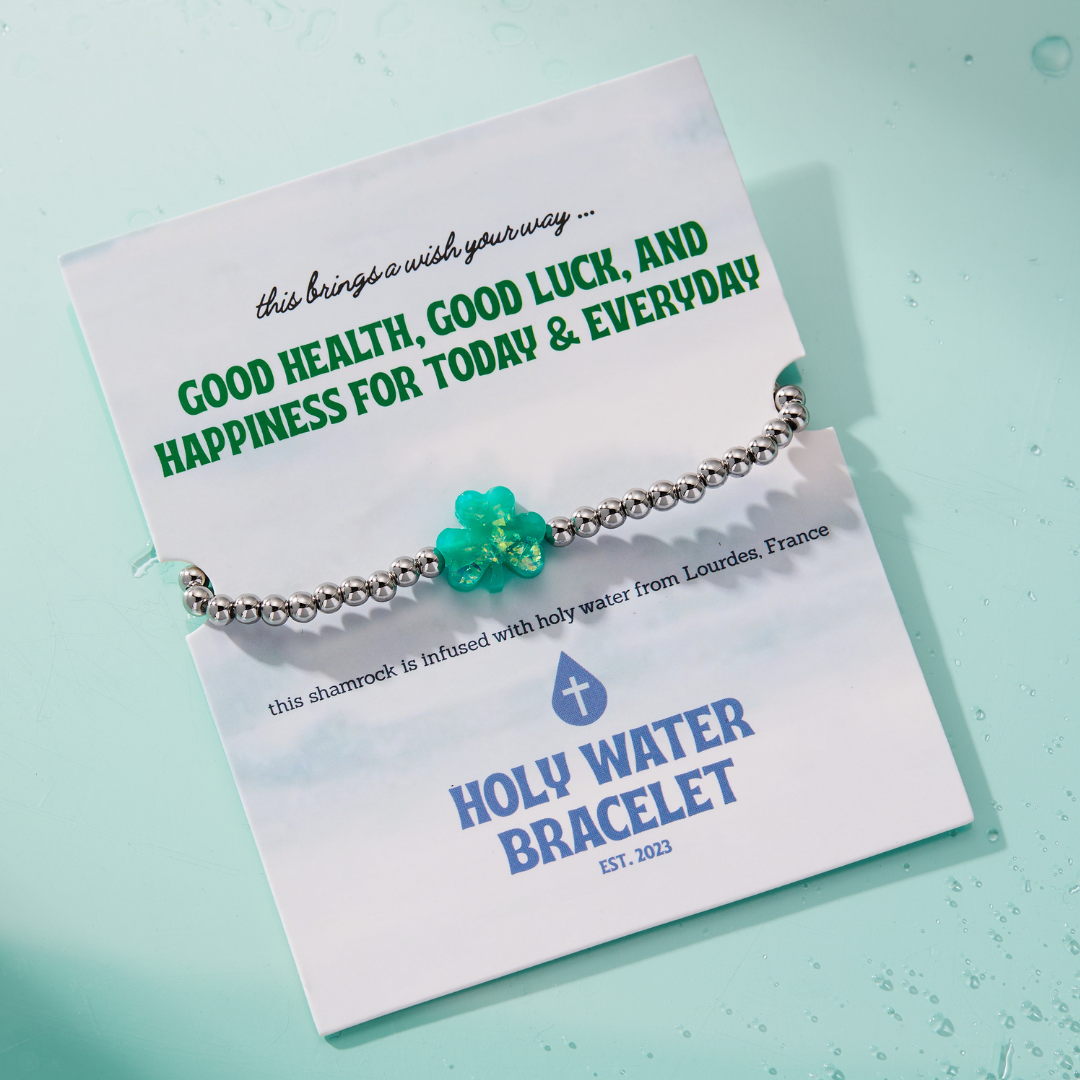 HOLY WATER LUCKY SHAMROCK BRACELET