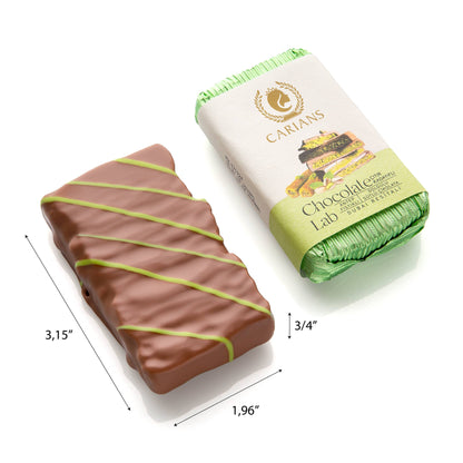 Famous Dubai Chocolate Bar, Premium Pistachio,  3.35 oz