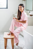 Satin Striped Pajama Pant