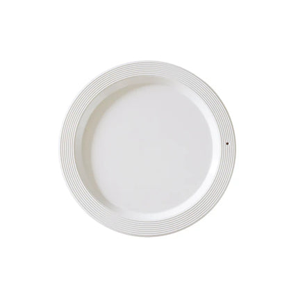 Pinstripes Melamine Round Platter