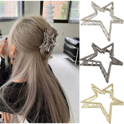 HOLLOW FIVE-POINTED STAR SHARK CLIP GRAB CLIP_CWAHA0460