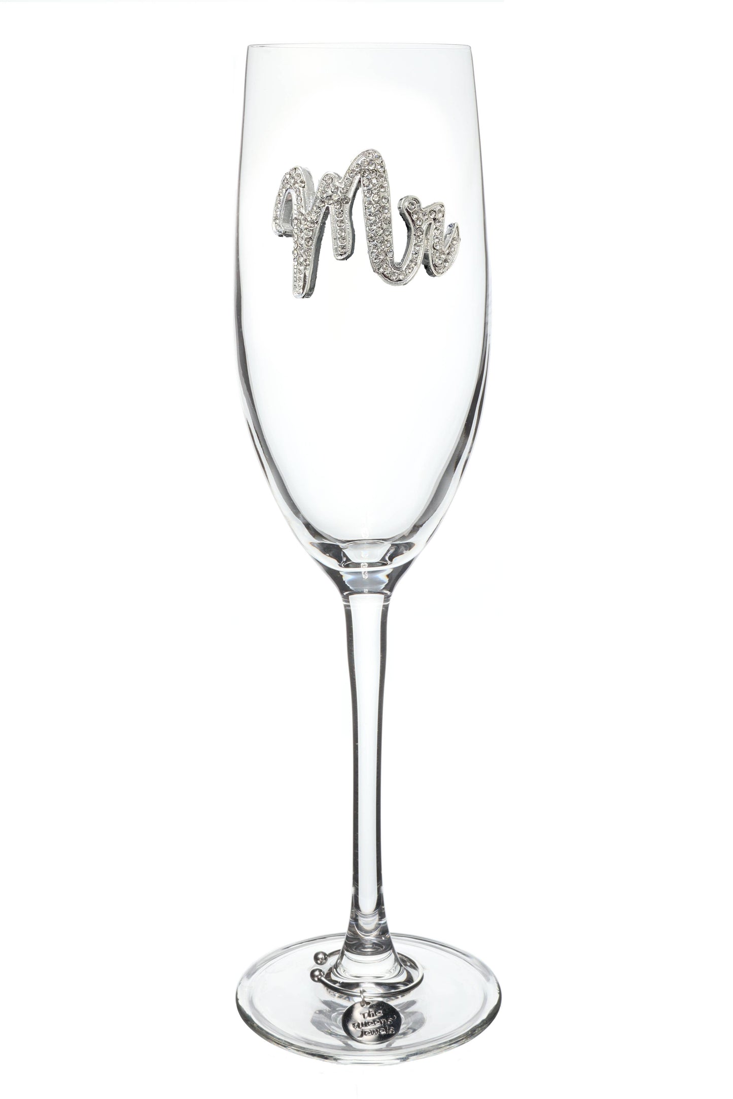 Mr Jeweled Stemmed Champagne Flute