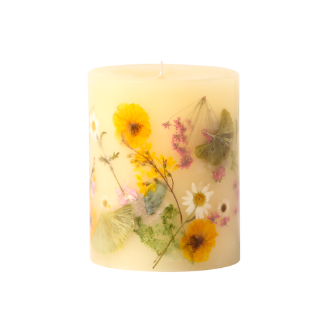 Lemon Blossom + Lychee Medium Round Botanical Candle