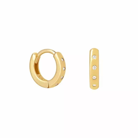 Gemma Gold Hoops