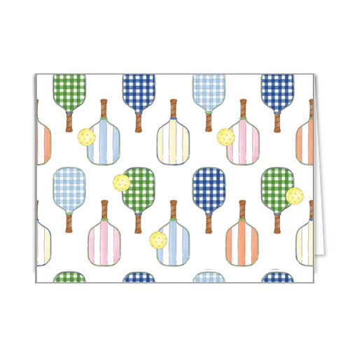 Preppy Pickleball Folded Notecards