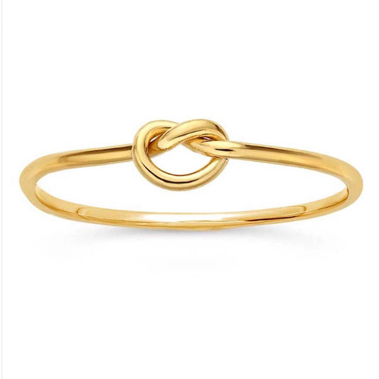 Gold Filled Stackable Ring- Knot Ring