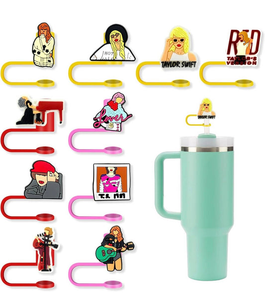 Taylor Swift straw covers pack of 10