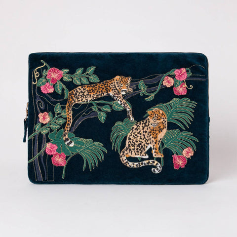 Jungle Jaguar Laptop Case Large