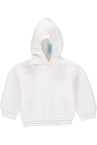 Baby Hooded  Zip Back Sweater Made in USA