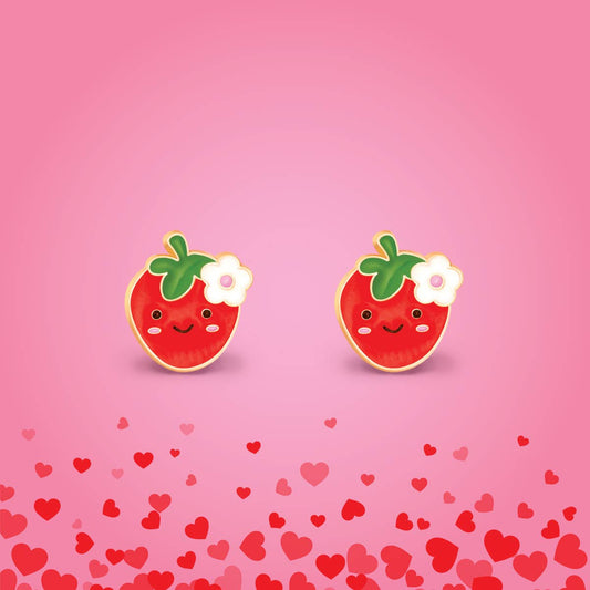 You're Berry Cute Cutie Stud Earrings