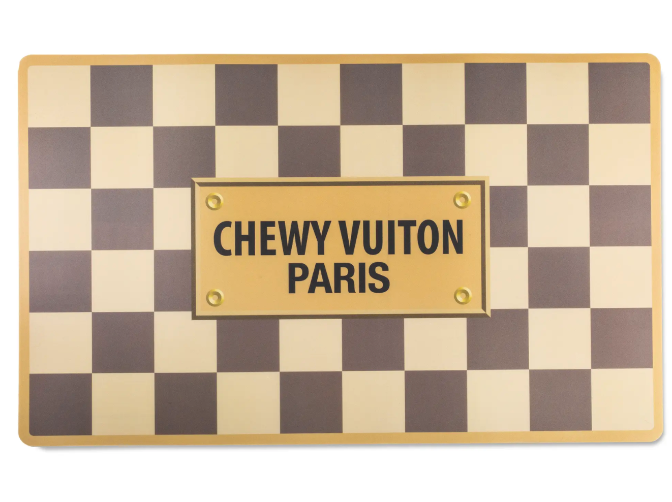 Checker Chewy Vuiton Placemat