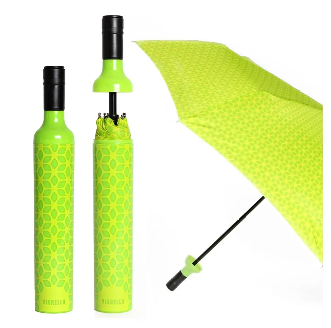 Botanical Green Bottle Umbrella
