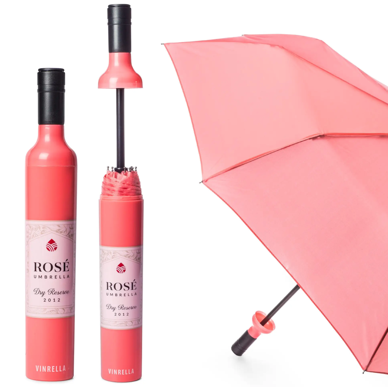 Rosé Wine Bottle Umbrella