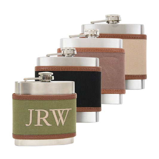 Men's Canvas Flask