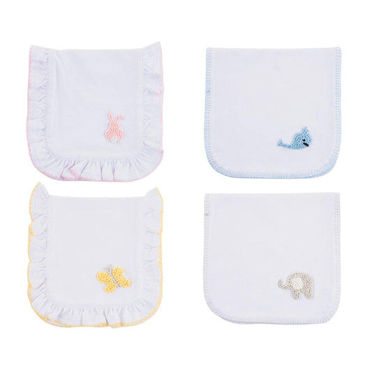 Baby Burp Cloths French Knot