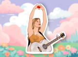 Taylor Swift Eras Tour Sticker, funny sticker, stocking stuffer, gift, present, gift guide, vinyl sticker, waterproof: Semi gloss/satin finish / 2 inches