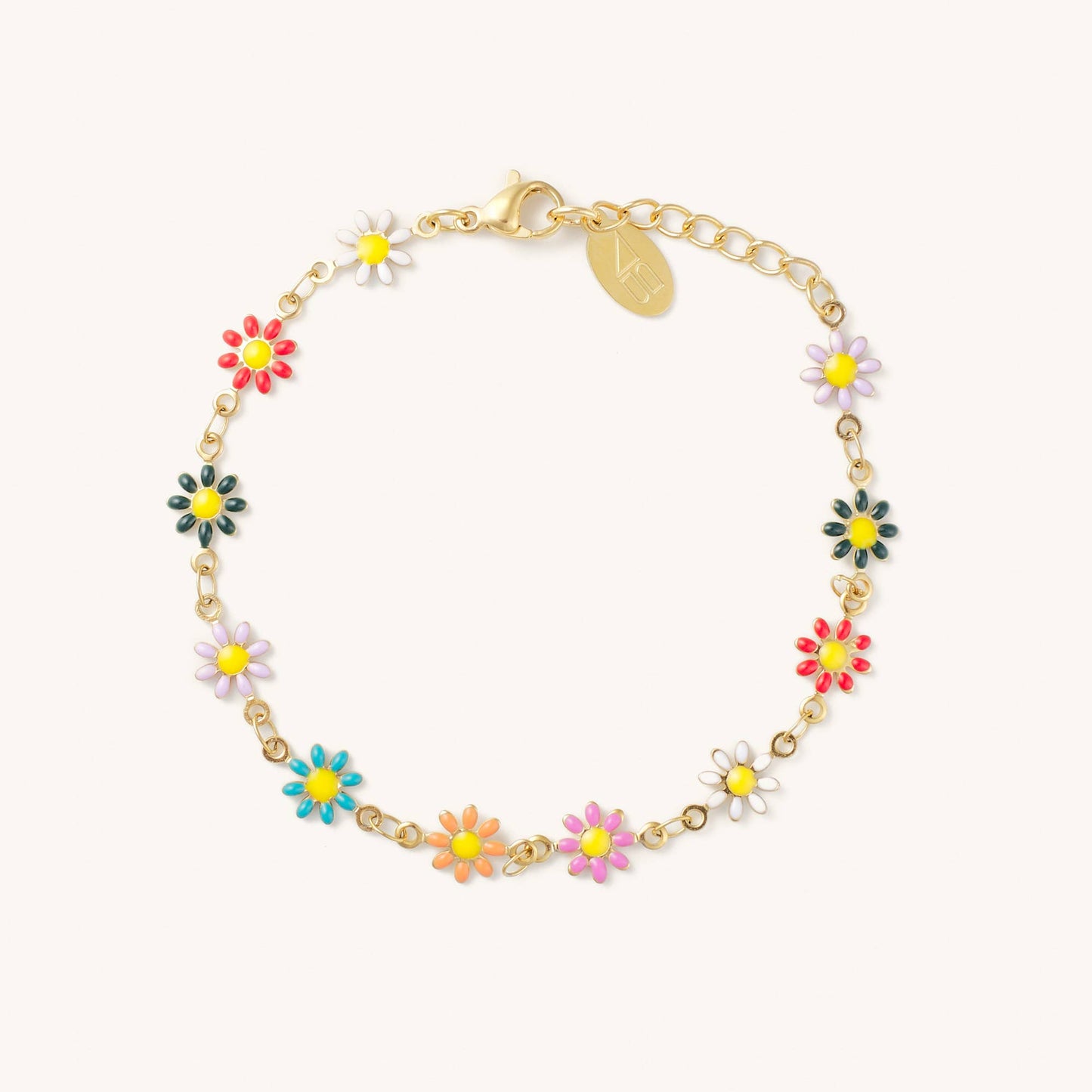 Multicolor Daisy Bracelet