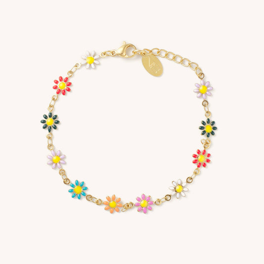 Multicolor Daisy Bracelet